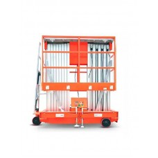 Подъемник мачтовый телескопический модели TOR GTWY 300кг 10м (от сети)